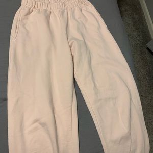 Pac Sun John Galt light pink joggers. Size small